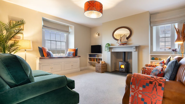 The snug at Rhossili Old Rectory, South Wales